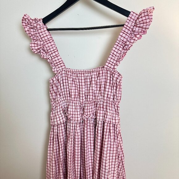 OHSEVENDAYS Maternity Elsi Dress in Purple Motif Size Medium - Picture 8 of 10